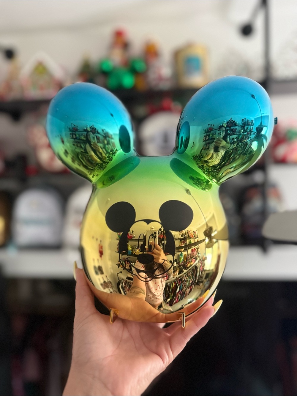 Mickey ballon popcorn bucket Disneyland